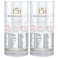 151st Kentucky Derby 12 oz. Mint Julep Glasses Two Pack