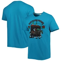 Men's Homage Teal Kentucky Derby Tri-Blend T-Shirt