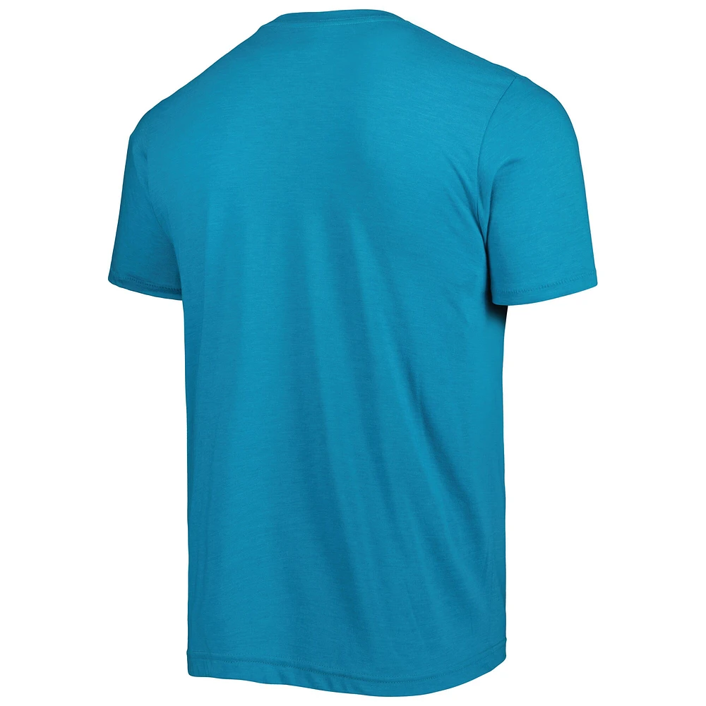 Men's Homage Teal Kentucky Derby Tri-Blend T-Shirt