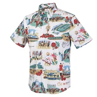 Men's Reyn Spooner White 151st Kentucky Derby Button-Up Shirt