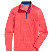 Men's Vineyard Vines Red 151st Kentucky Derby Sankaty Quarter-Zip Sweatshirt
