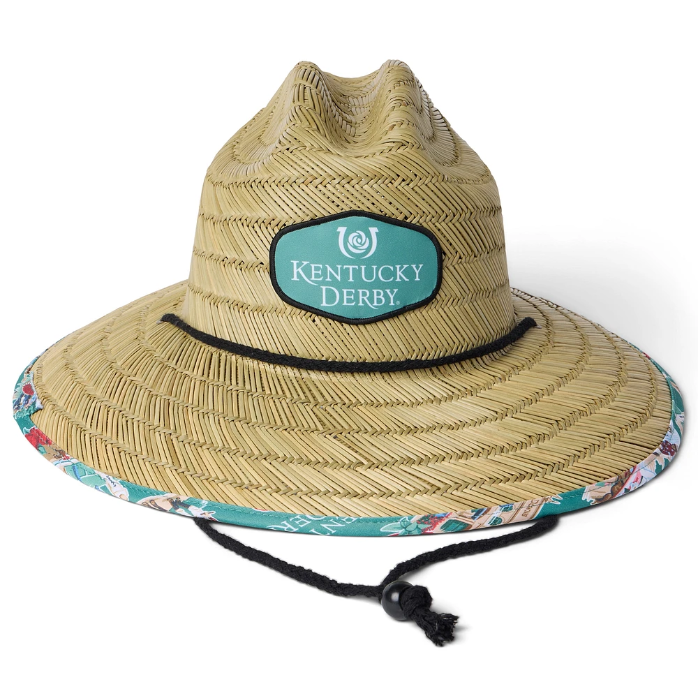 Chapeau unisexe en paille naturelle Kentucky Derby Reyn Spooner