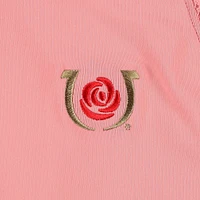 Women's Peter Millar  Pink Kentucky Derby Opal Sleeveless Polo
