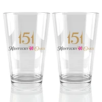 Kentucky Oaks 151 16oz. Pint Glass Two Pack