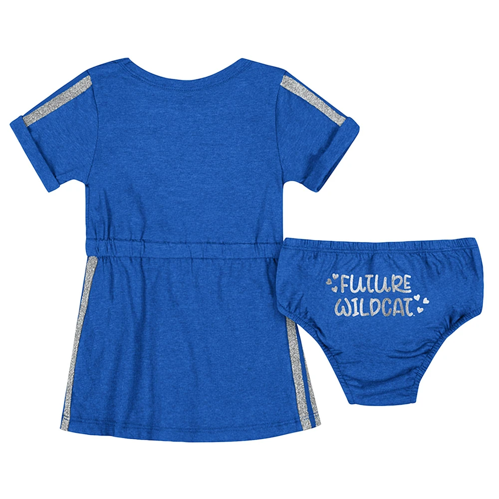 Girls Newborn & Infant Colosseum Royal Kentucky Wildcats Xur Dress and Bloomer Set
