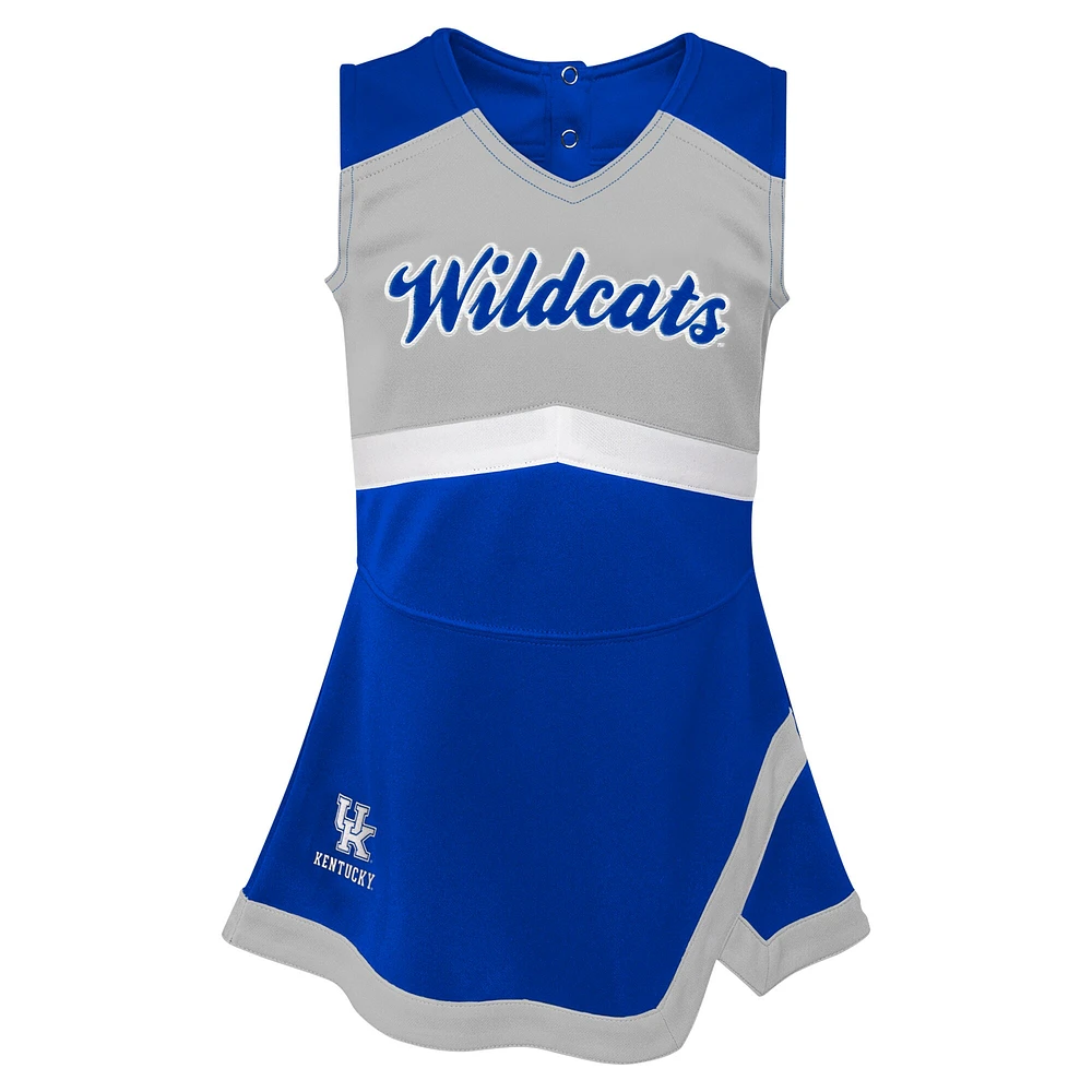 Girls Toddler Royal Kentucky Wildcats Cheer Captain Dress & Bloomers Two-Piece Set