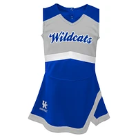 Girls Toddler Royal Kentucky Wildcats Cheer Captain Dress & Bloomers Two-Piece Set
