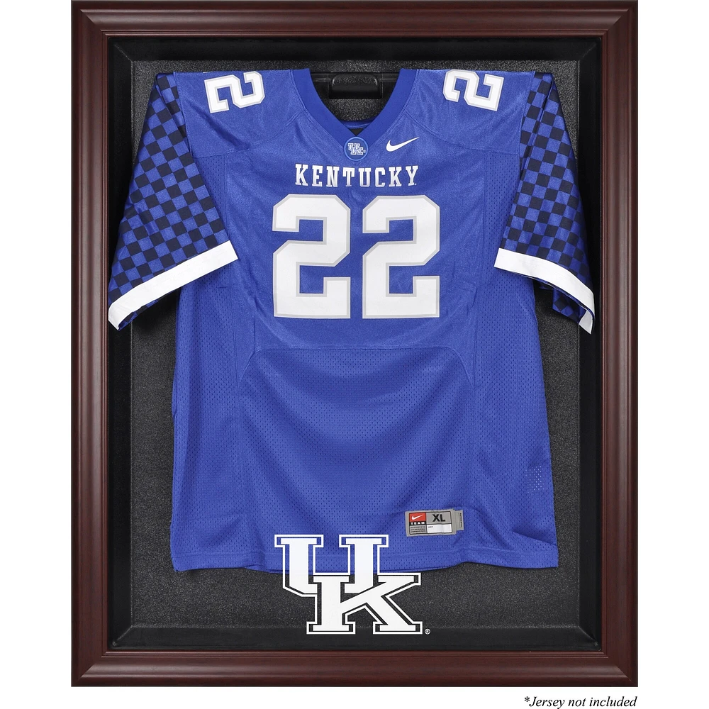 Kentucky Wildcats Mahogany Framed Logo Jersey Display Case