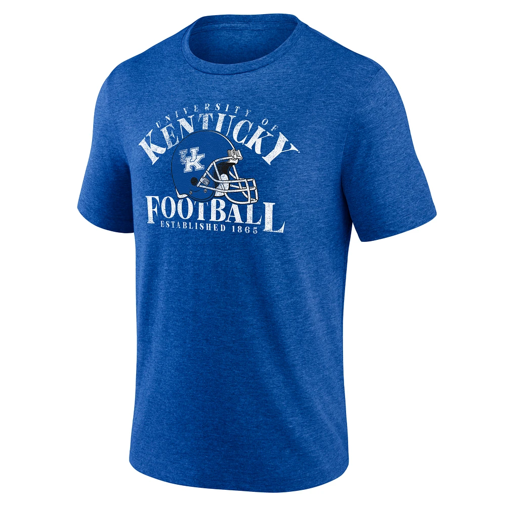 Men's Fanatics  Royal Kentucky Wildcats True Classics The Goods Tri-Blend T-Shirt