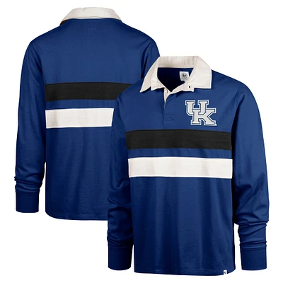 Polo de rugby à manches longues Royal Kentucky Wildcats Clubhouse Knox Thames pour homme '47