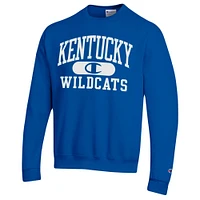 Men's Champion Royal Kentucky Wildcats Arch Pill Sweatshirt