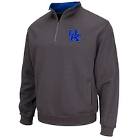 Men's Colosseum Charcoal Kentucky Wildcats Tortugas Quarter-Zip Top