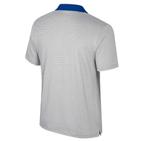 Men's Colosseum Gray Kentucky Wildcats Big & Tall Tuck Striped Polo