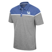 Men's Colosseum Heather Gray Kentucky Wildcats Chamberlain Polo