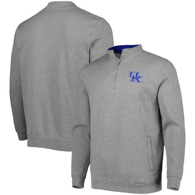 Sweat Colosseum gris chiné Kentucky Wildcats Tortugas à quart de zip pour homme