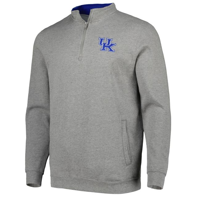 Sweat Colosseum gris chiné Kentucky Wildcats Tortugas à quart de zip pour homme