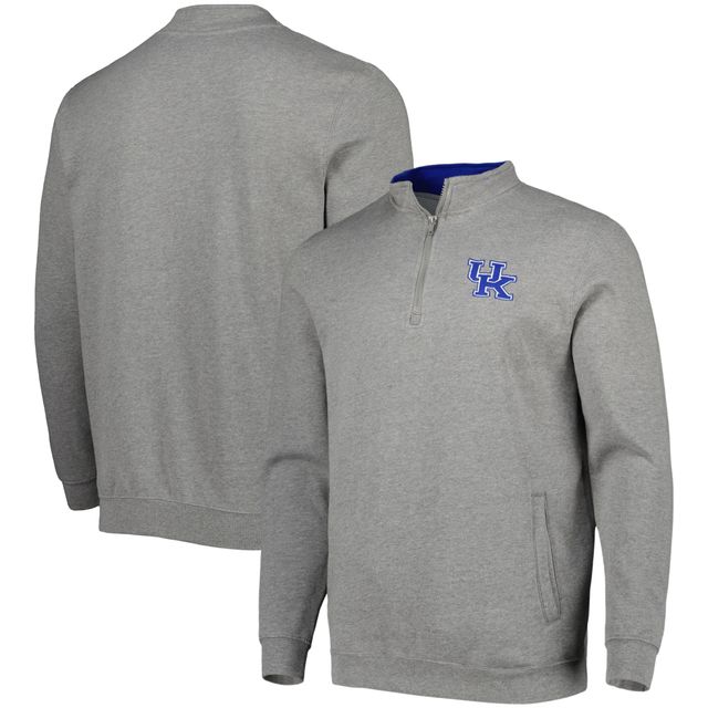 Sweat Colosseum gris chiné Kentucky Wildcats Tortugas à quart de zip pour homme
