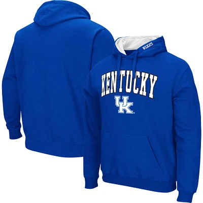 Sweat à capuche Colosseum Royal Kentucky Wildcats Arch & Team Logo 3.0 pour homme