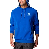 Men's  Columbia Royal Kentucky Wildcats Flanker Fleece Pullover Hoodie