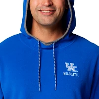 Men's  Columbia Royal Kentucky Wildcats Flanker Fleece Pullover Hoodie