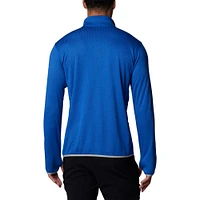 Men's Columbia Royal Kentucky Wildcats Park View Grid Fleece Omni-Wick Half-Zip Jacket