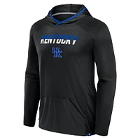 Men's Fanatics Black/Royal Kentucky Wildcats Transitional Hoodie T-Shirt