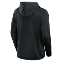 Men's Fanatics Black/Royal Kentucky Wildcats Transitional Hoodie T-Shirt