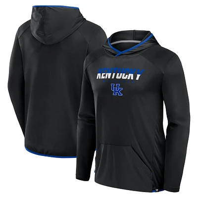 T-shirt à capuche de transition noir/bleu royal pour hommes Fanatics Kentucky Wildcats