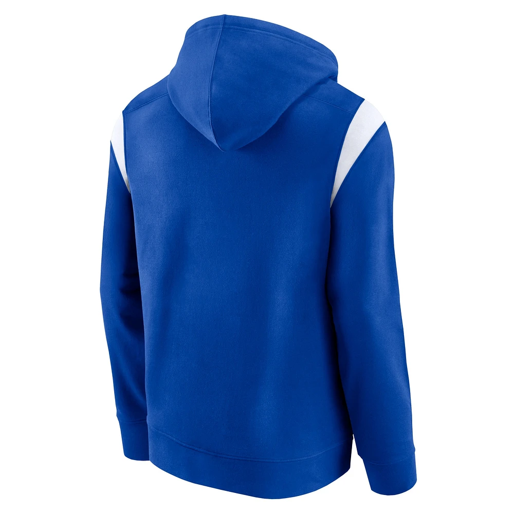Men's Fanatics Royal Kentucky Wildcats Gym Rat Pullover Hoodie