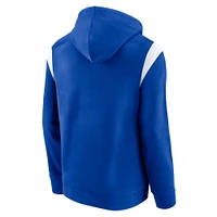 Men's Fanatics Royal Kentucky Wildcats Gym Rat Pullover Hoodie
