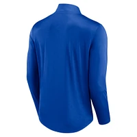 Men's Fanatics Royal Kentucky Wildcats Quarterback Mock Neck Quarter-Zip Top