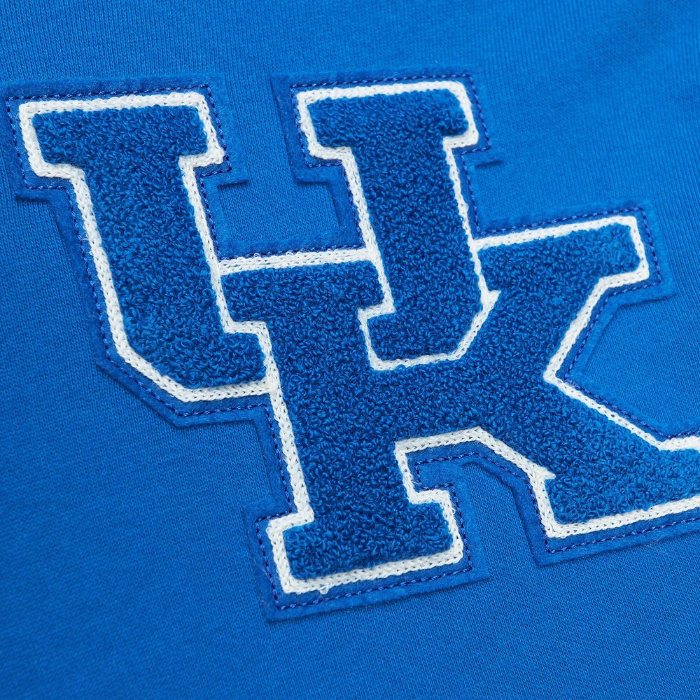 Chandail à capuchon en tissu éponge Mitchell & Ness Royal Kentucky Wildcats Team Legacy pour hommes
