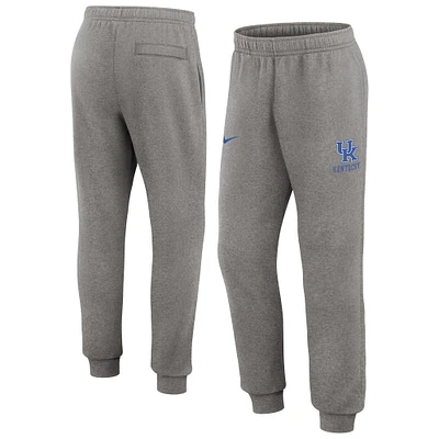 Pantalon de jogging en polaire Nike gris chiné Kentucky Wildcats Primetime Club pour homme