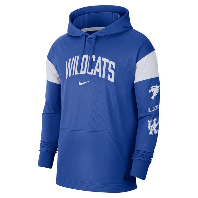 Chandail à capuchon de performance Nike Royal Kentucky Wildcats pour homme