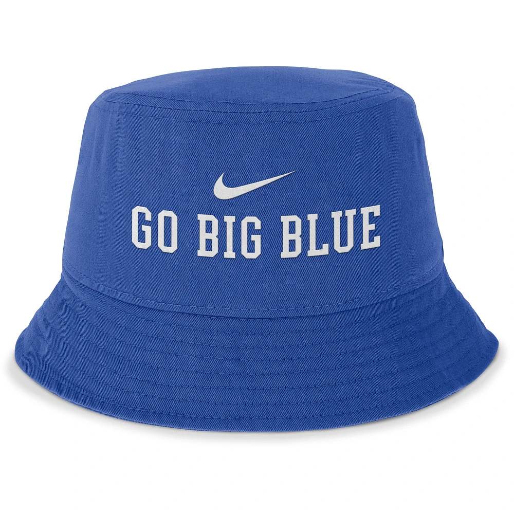 Men's Nike Royal Kentucky Wildcats Local Apex Bucket Hat