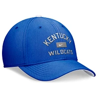 Men's Nike Royal Kentucky Wildcats Primetime Rise Swoosh Flex Hat