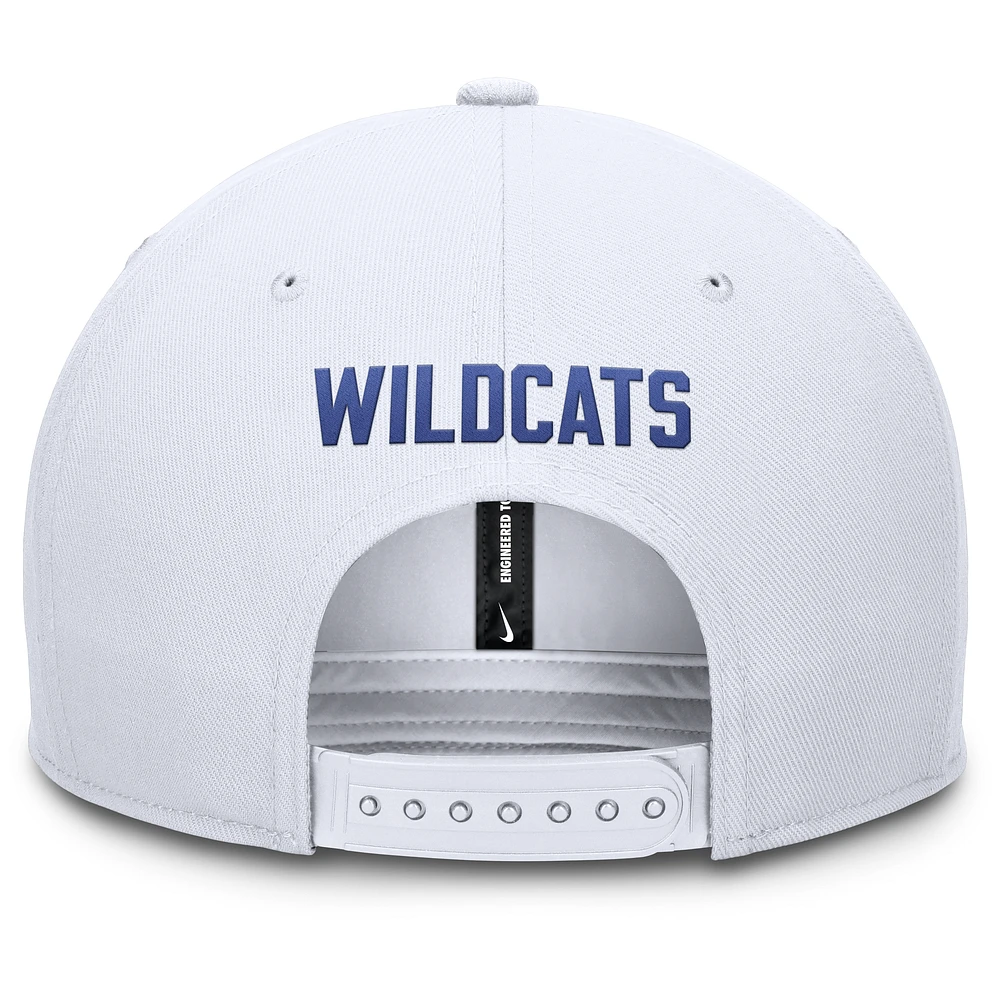 Men's Nike White Kentucky Wildcats Primetime Pro Snapback Hat