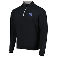 Men's Peter Millar Black Kentucky Wildcats Perth Performance Quarter-Zip Top