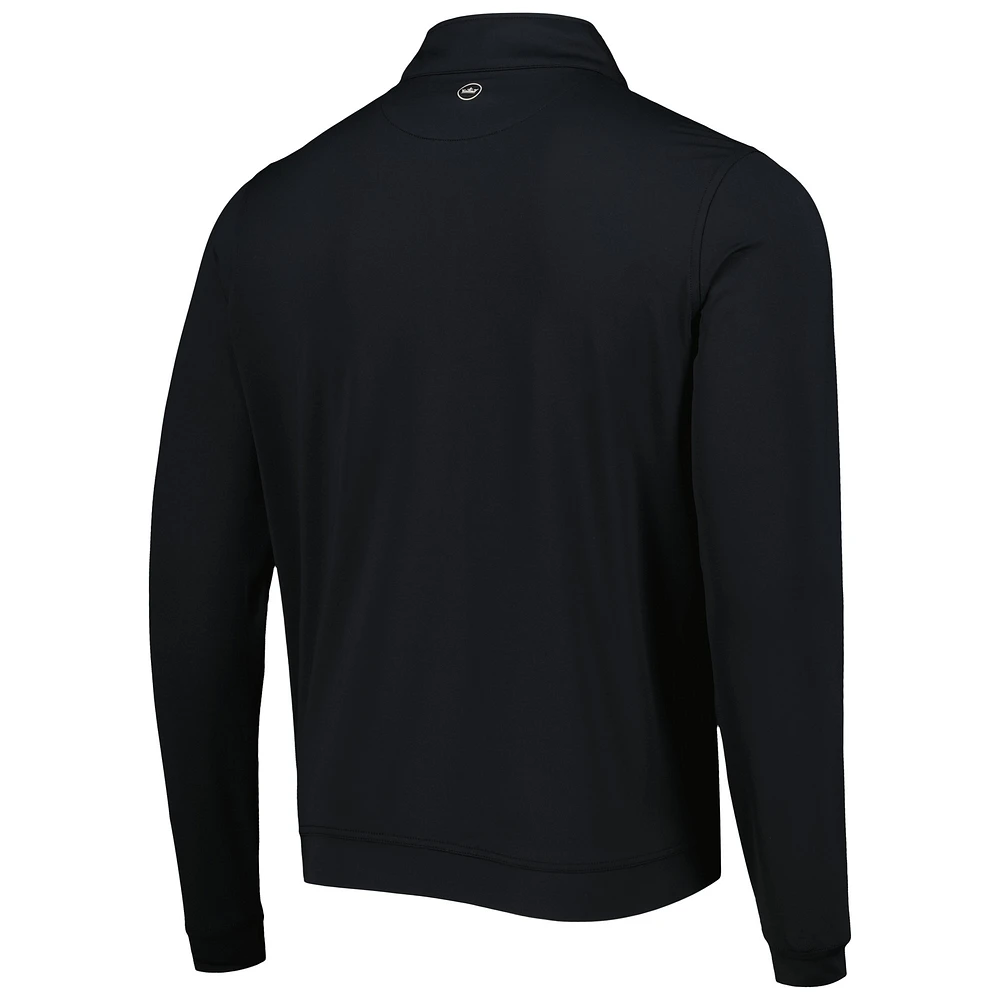 Men's Peter Millar Black Kentucky Wildcats Perth Performance Quarter-Zip Top