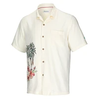 Chemise boutonnée Tommy Bahama Kentucky Wildcats Paradise Fly Ball Camp pour homme, crème