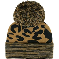 Women's '47  Brown Kentucky Wildcats Rosette Cuffed Knit Hat with Pom