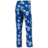 Women's Concepts Sport Royal Kentucky Wildcats Tinsel Ugly Sweater Long Sleeve T-Shirt & Pants Sleep Set