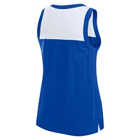 Women's Fanatics Royal Kentucky Wildcats Crosley Colorblock Tank Top