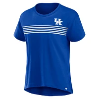 Women's Fanatics Royal Kentucky Wildcats Tie Breaker T-Shirt
