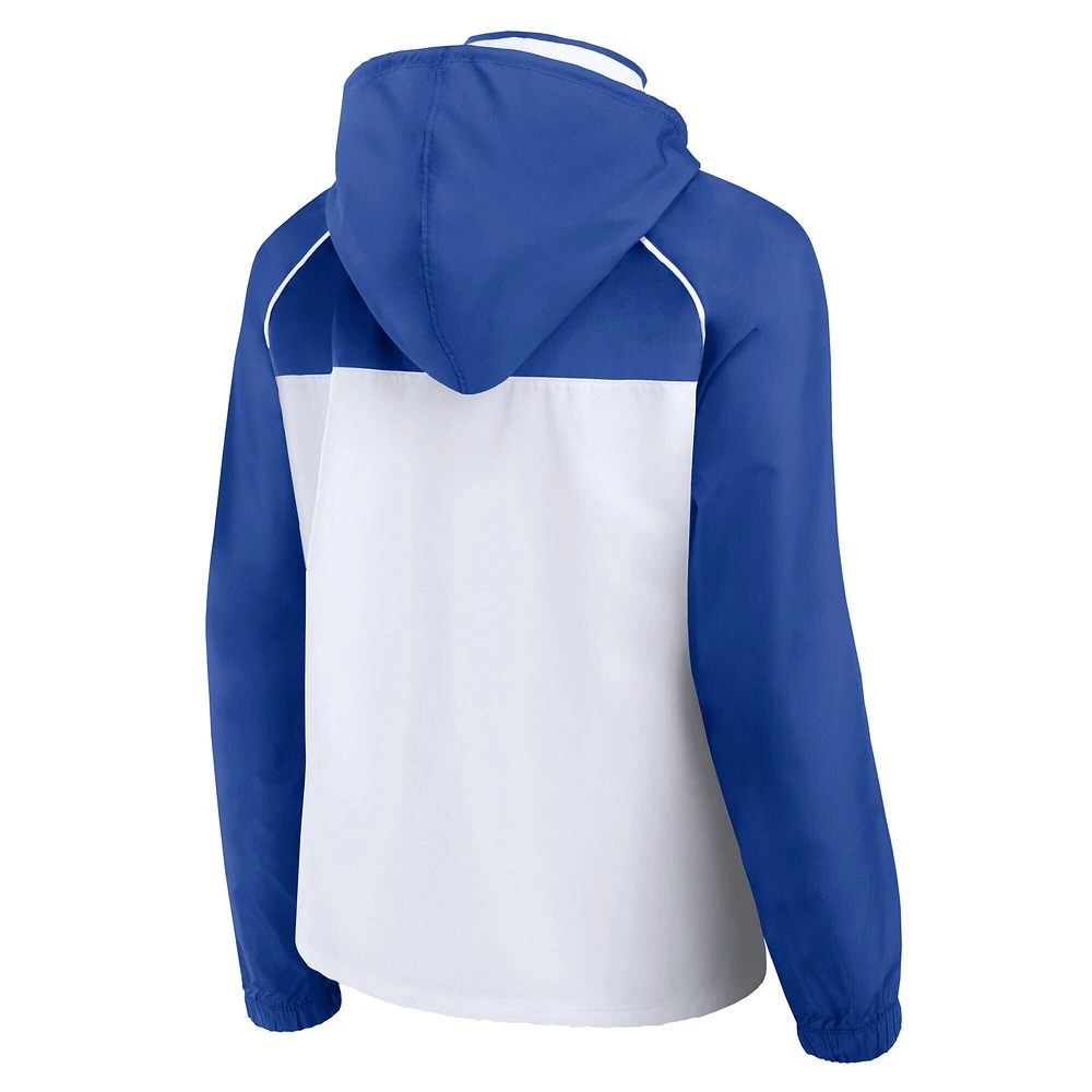 Women's Fanatics White Kentucky Wildcats Full-Zip Anorak Hoodie Jacket