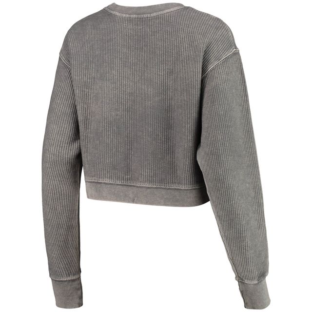 Sweat-shirt à enfiler classique en bois avec cordon pour femme League Collegiate Wear Graphite Kentucky Wildcats