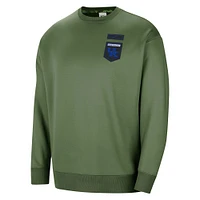 Chandail à enfiler pour femme Nike Kentucky Wildcats Military Collection All-Time Performance Crew, olive