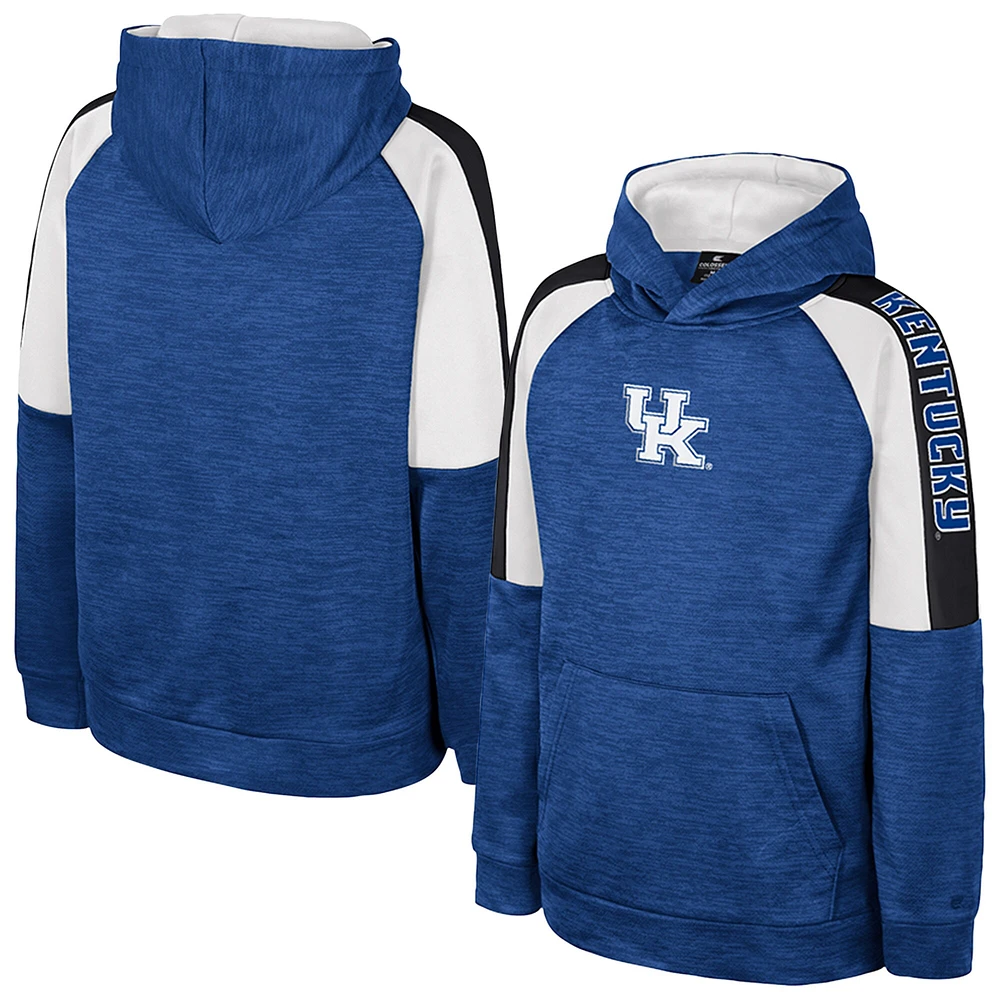 Sweat à capuche pour jeunes Colosseum Royal Kentucky Wildcats