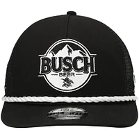 Men's New Era Black Kevin Harvick Golfer Snapback Hat