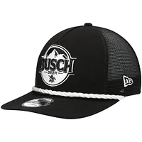 Men's New Era Black Kevin Harvick Golfer Snapback Hat